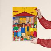 Shin Chan Family Poster